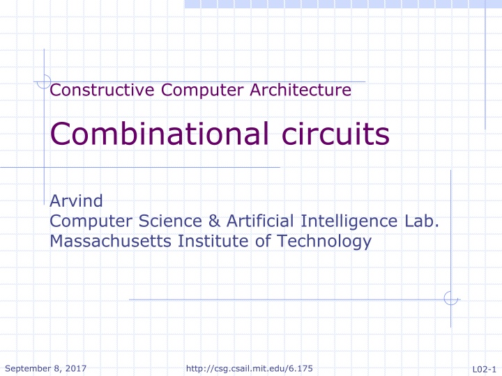 constructive computer architecture combinational