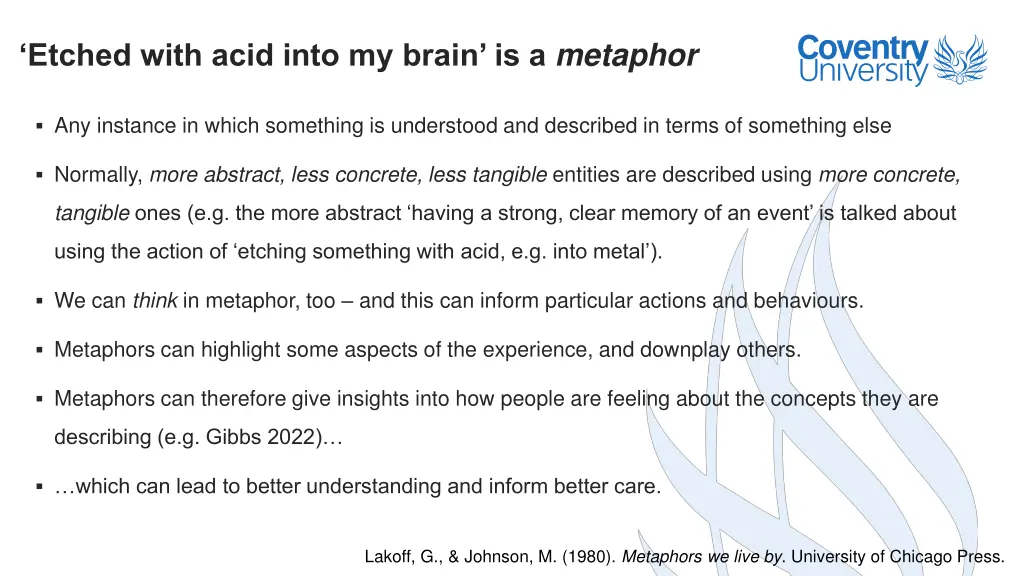 etched with acid into my brain is a metaphor