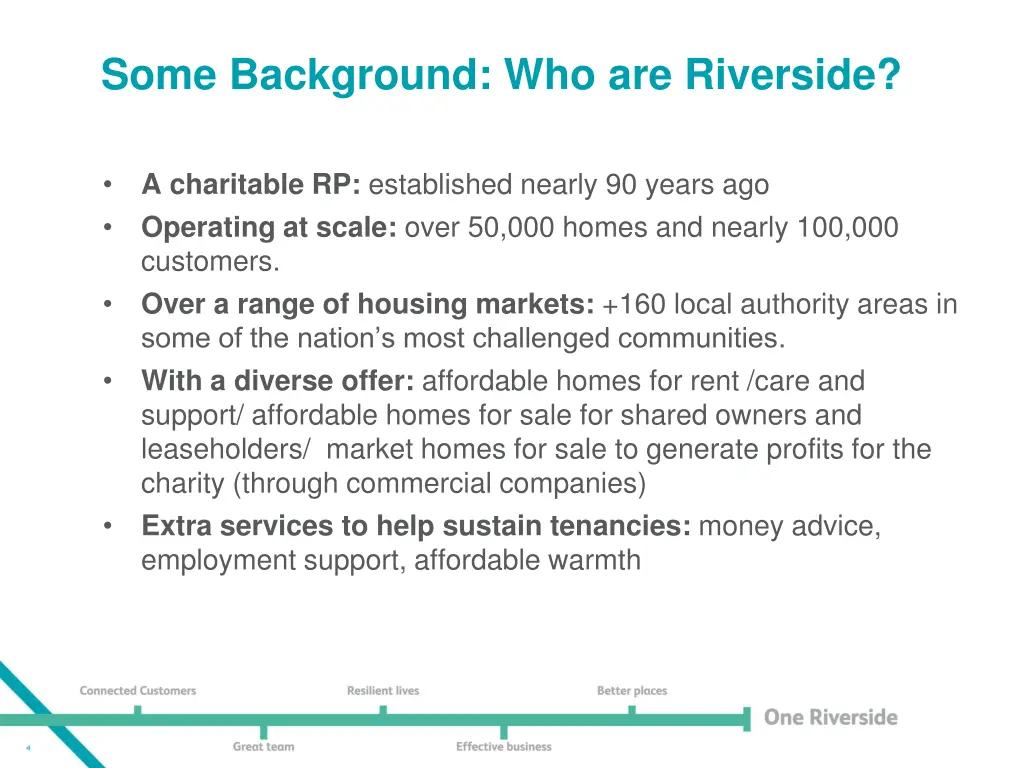 some background who are riverside