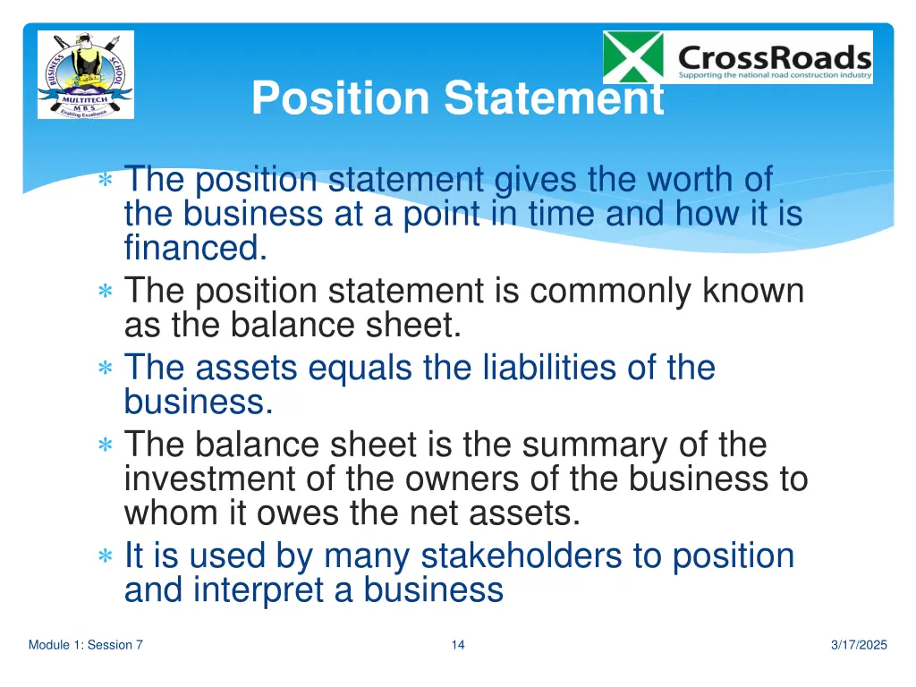 position statement