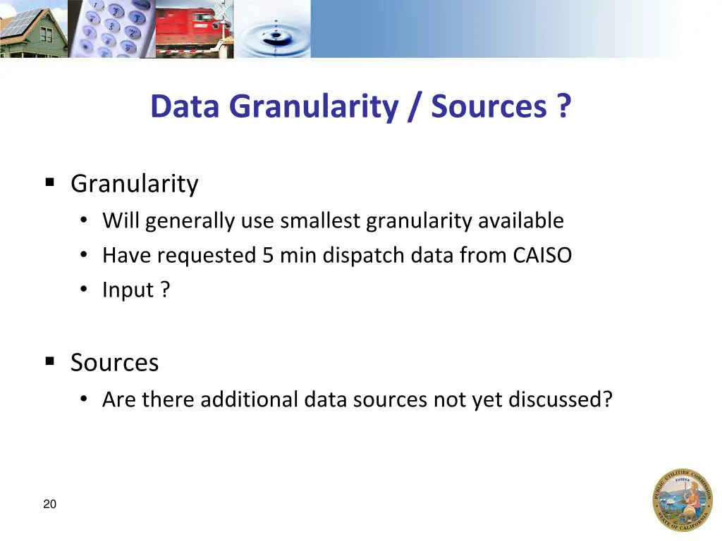data granularity sources