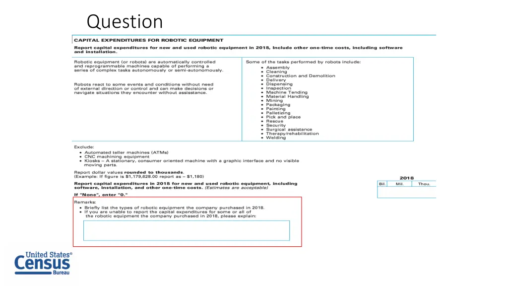question 5