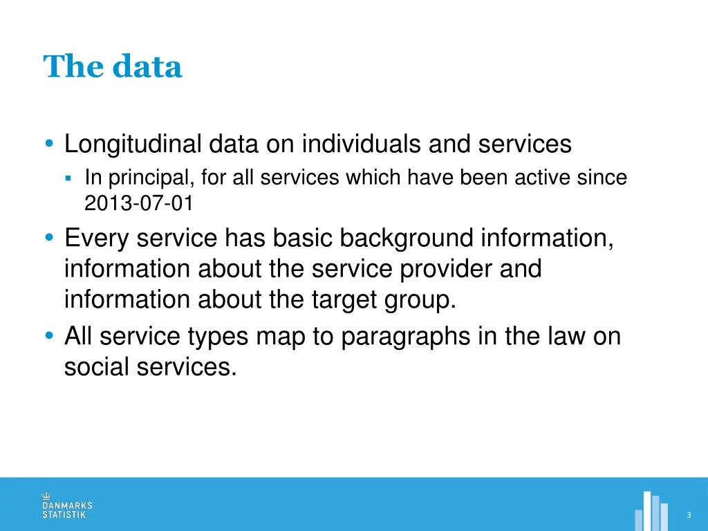 the data