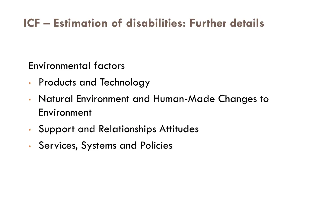 icf estimation of disabilities further details 4
