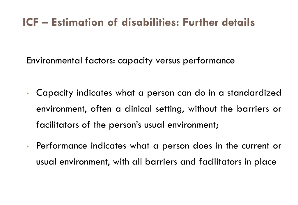 icf estimation of disabilities further details 5