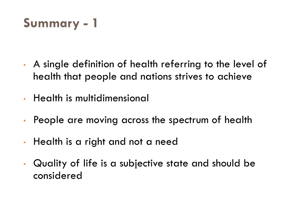 summary 1