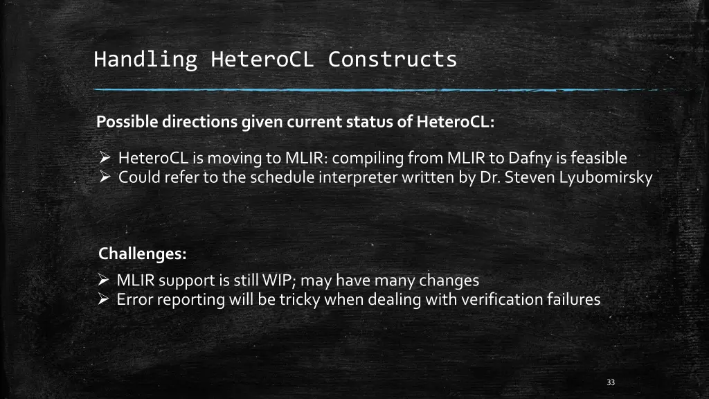 handling heterocl constructs