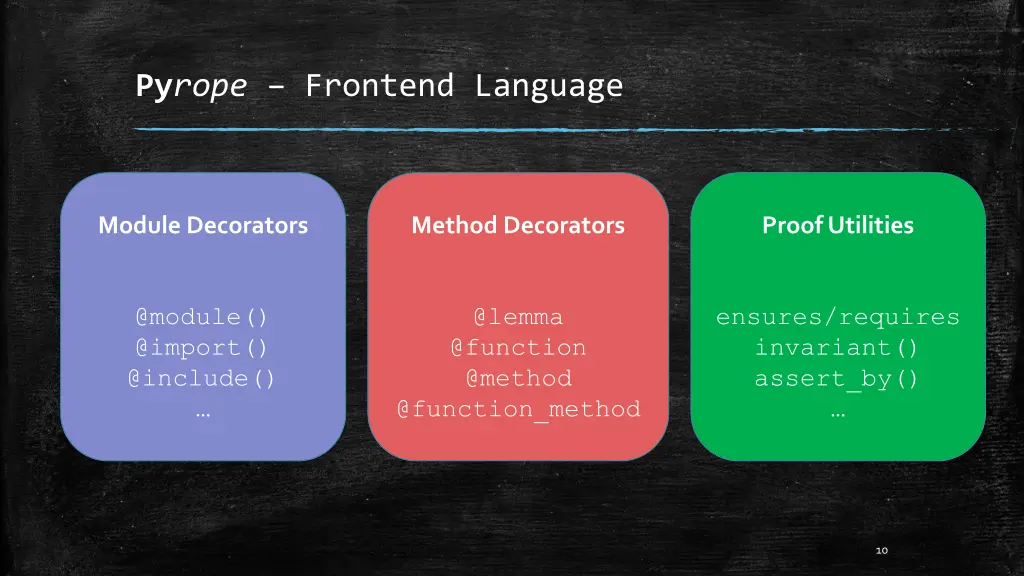 py rope frontend language