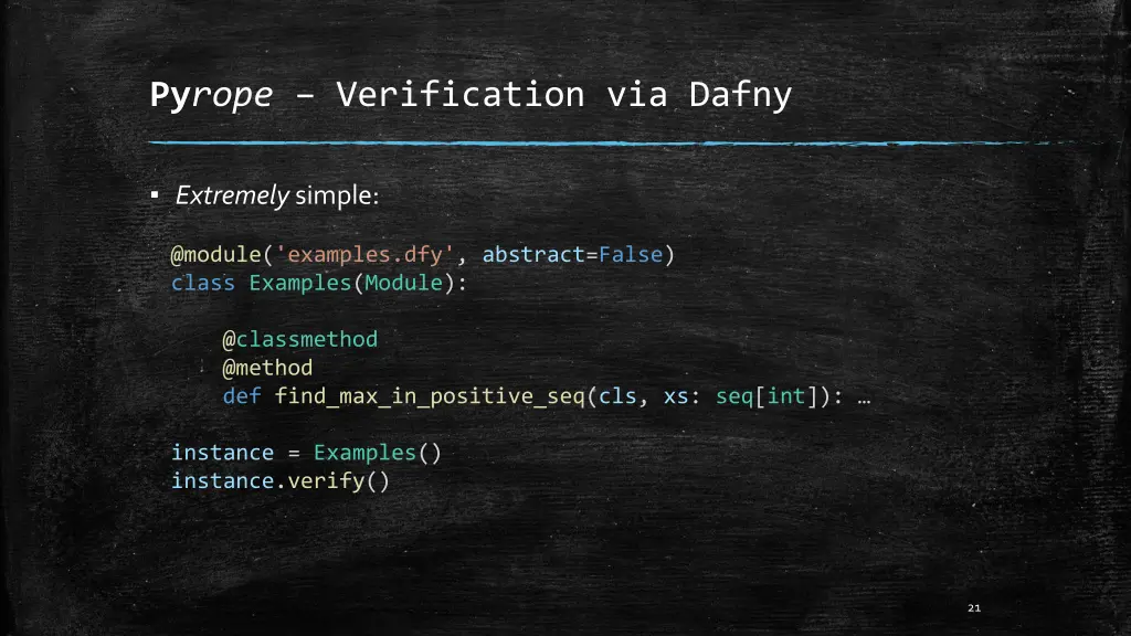 py rope verification via dafny
