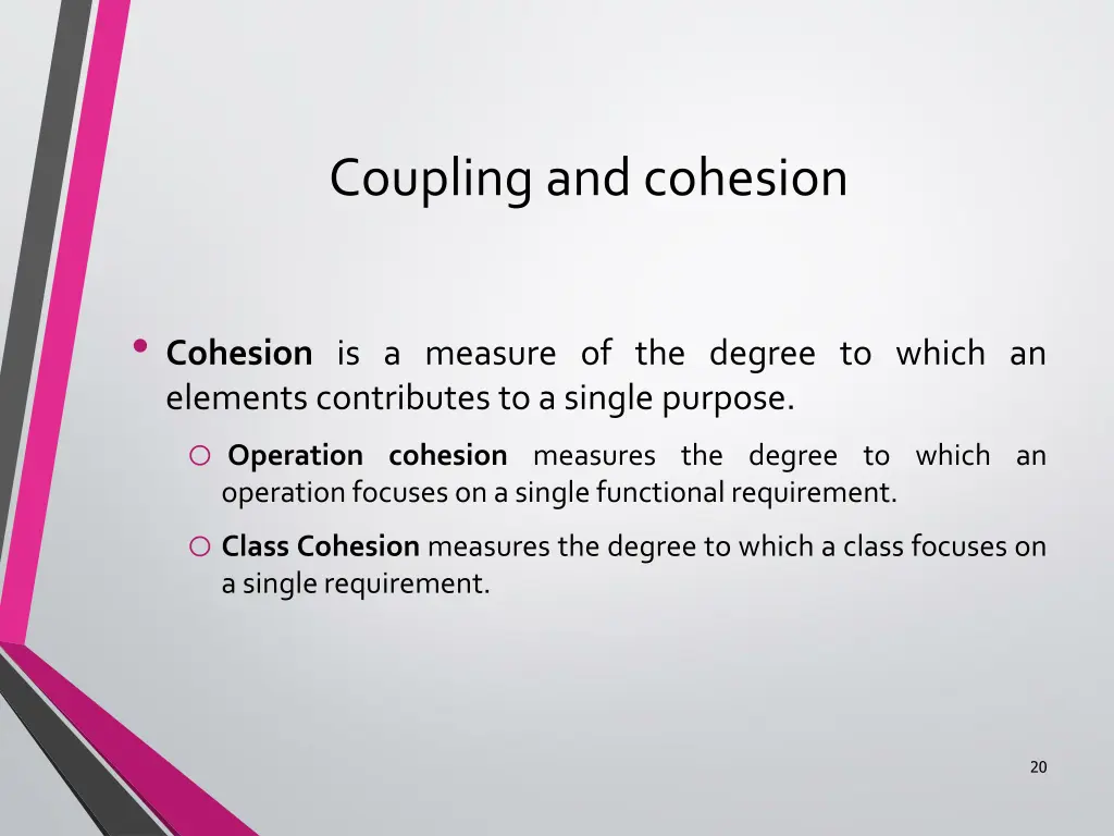 coupling and cohesion 1