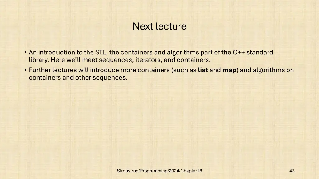 next lecture