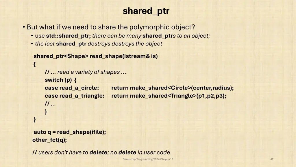 shared ptr