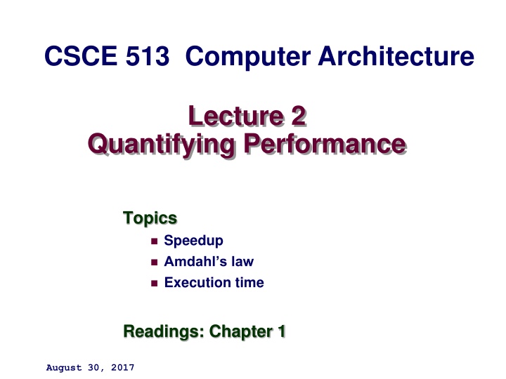 csce 513 computer architecture