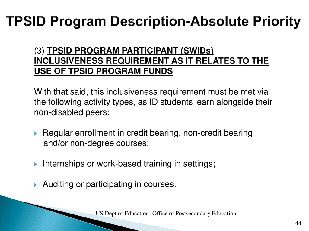 3 tpsid program participant swids inclusiveness 4
