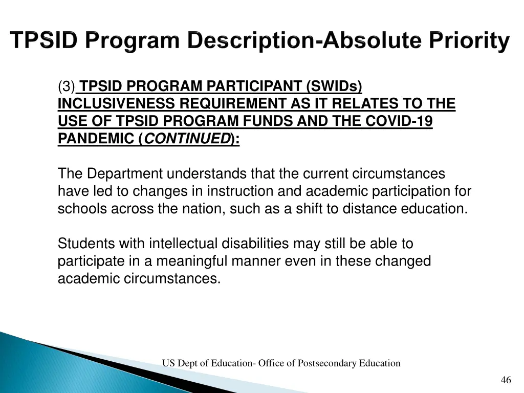 3 tpsid program participant swids inclusiveness 6
