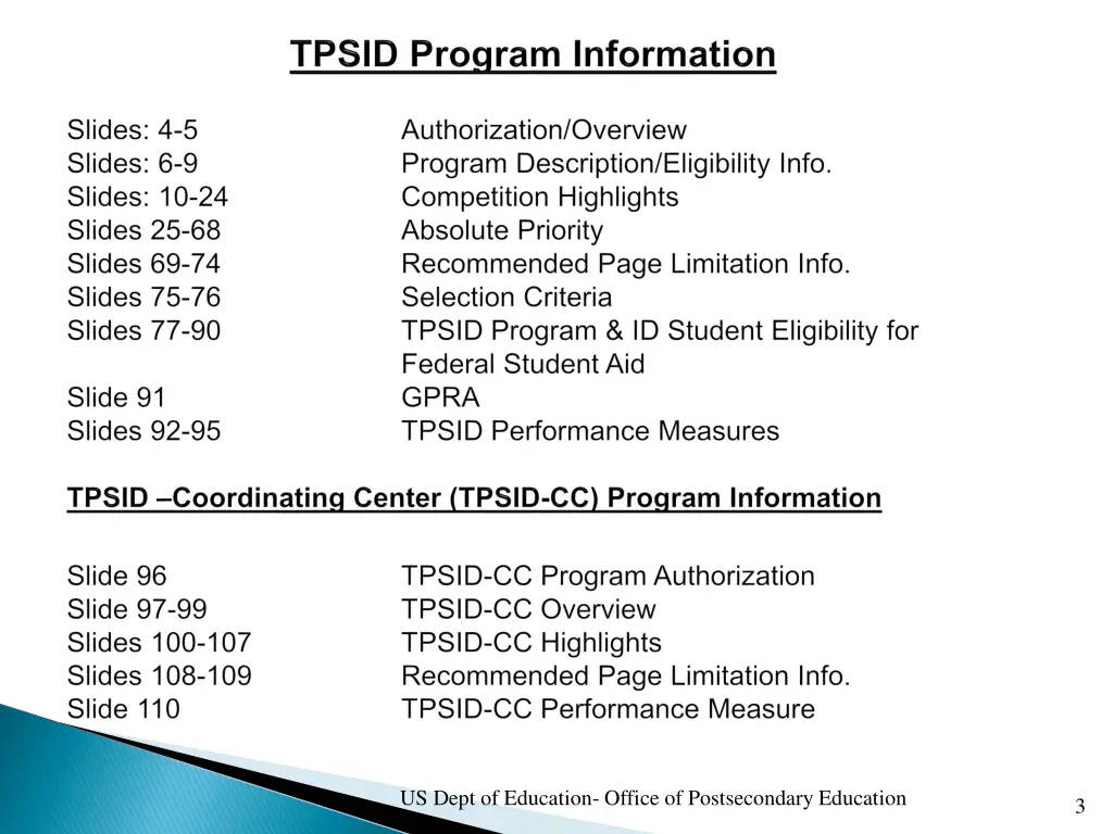 us dept of education office of postsecondary