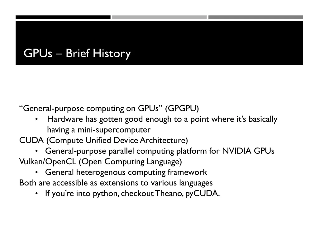 gpus brief history 2