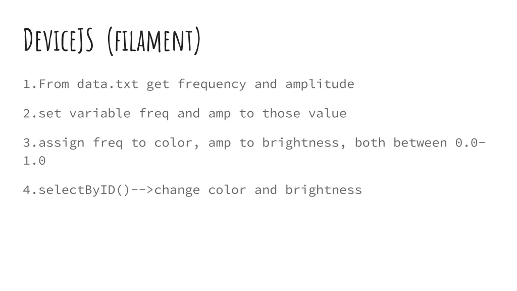 devicejs filament