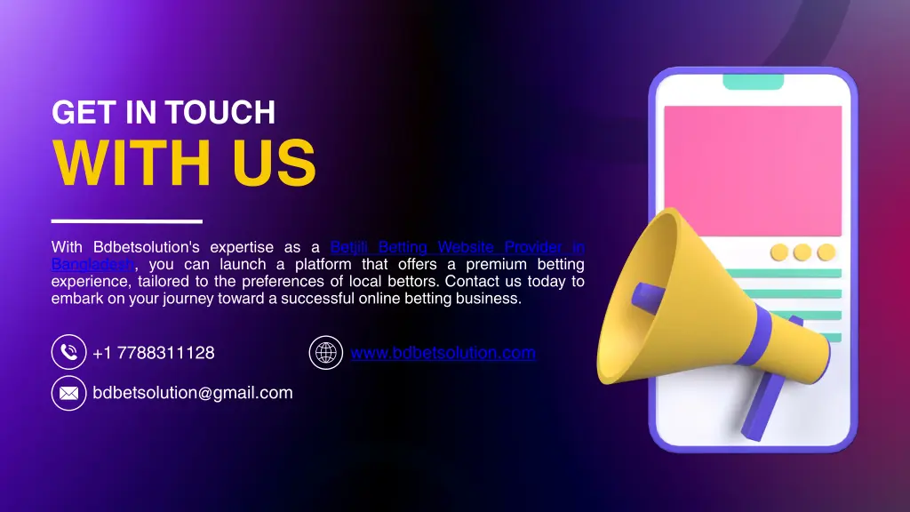 get in touch with us