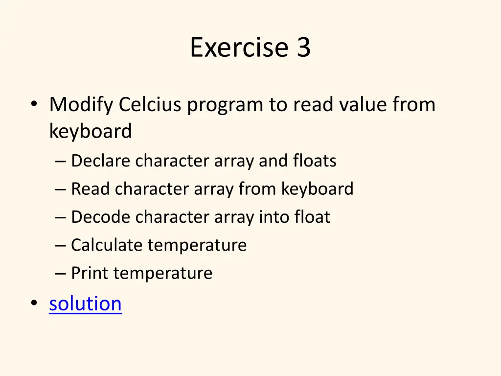exercise 3