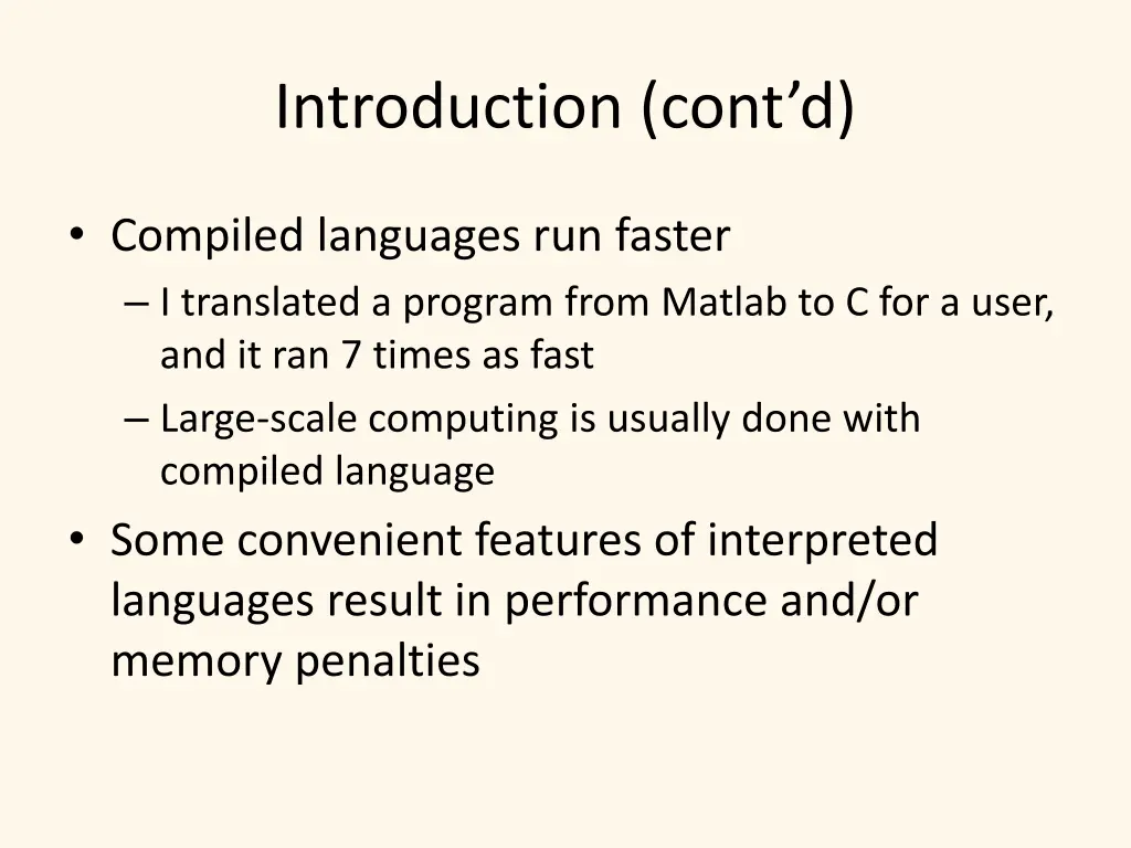 introduction cont d