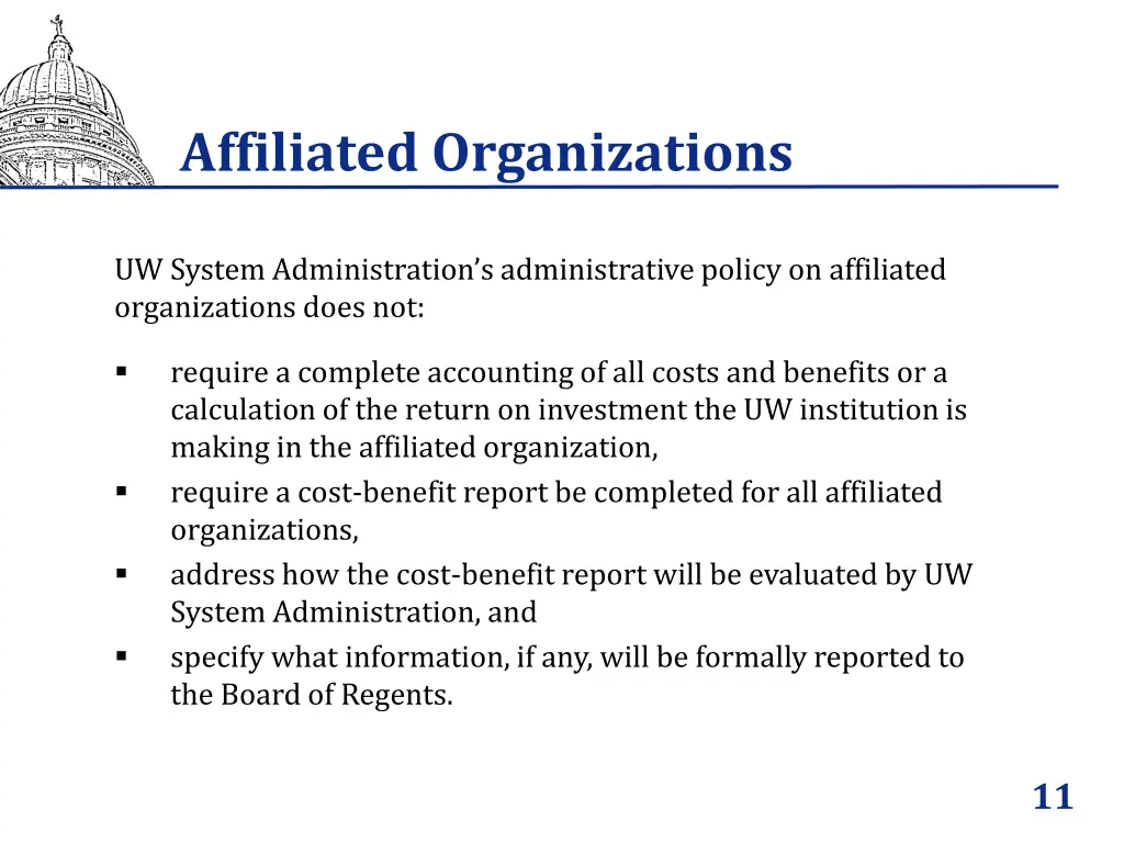 affiliated organizations 1