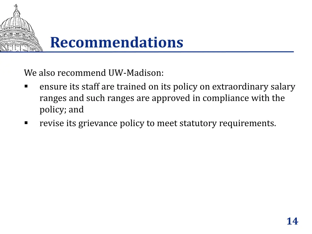 recommendations 2