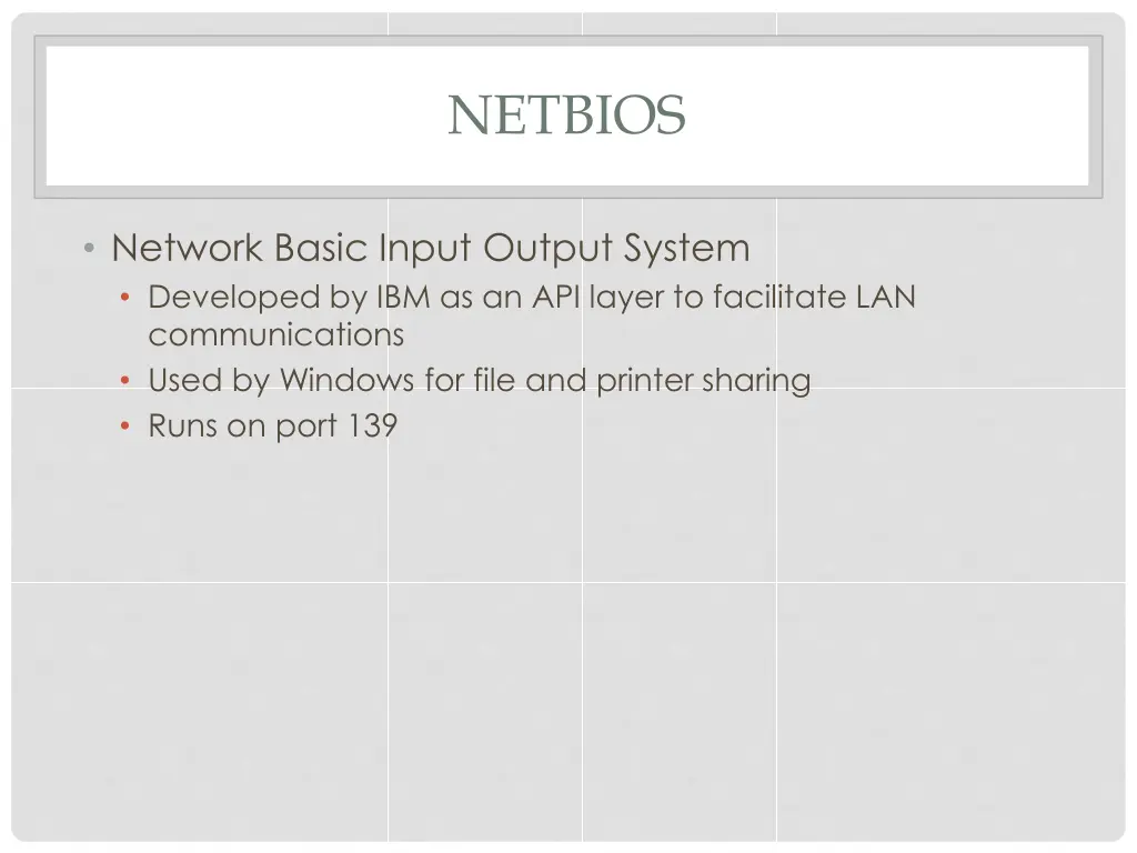 netbios