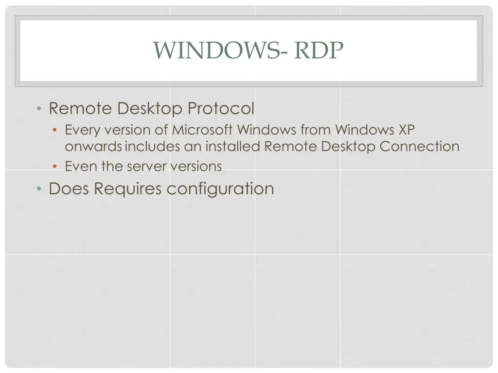 windows rdp