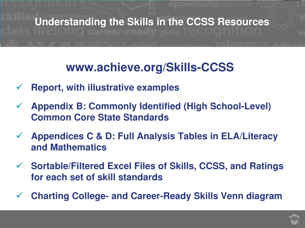 understanding the skills in the ccss resources