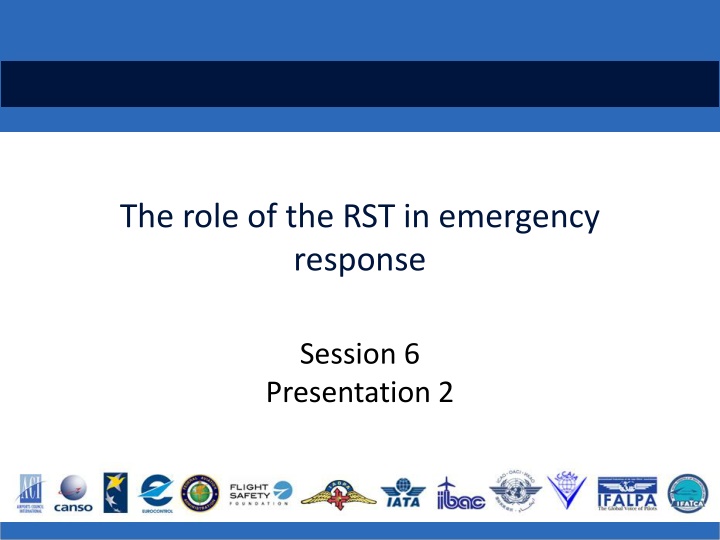 the role of the rst in emergency response