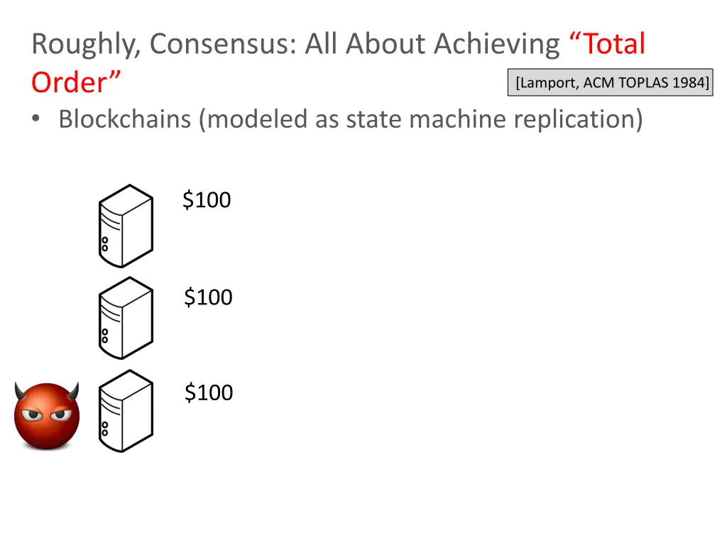 roughly consensus all about achieving total order
