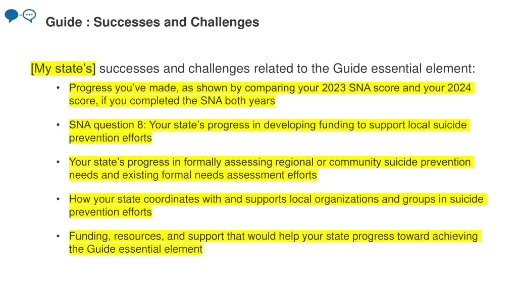 guide successes and challenges