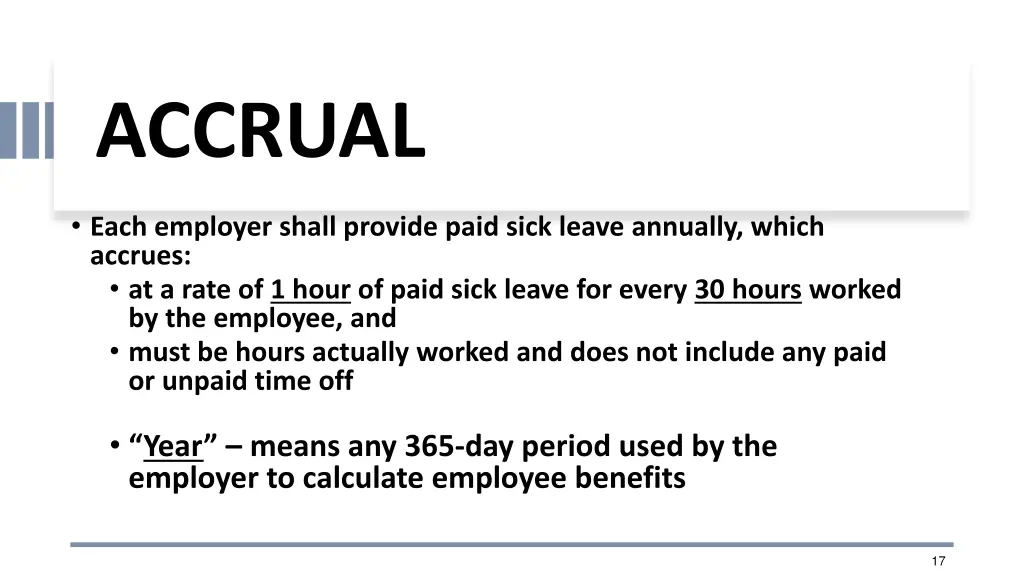 accrual 1