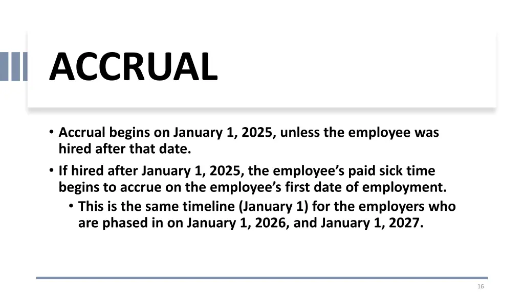 accrual