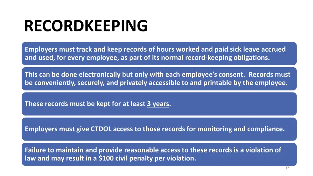 recordkeeping