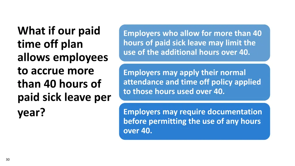 what if our paid time off plan allows employees