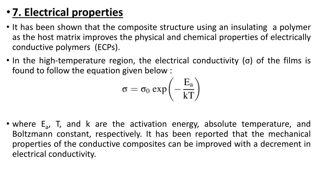 7 electrical properties it has been shown that