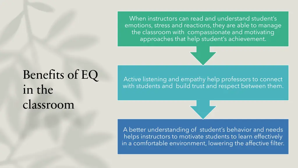 when instructors can read and understand student