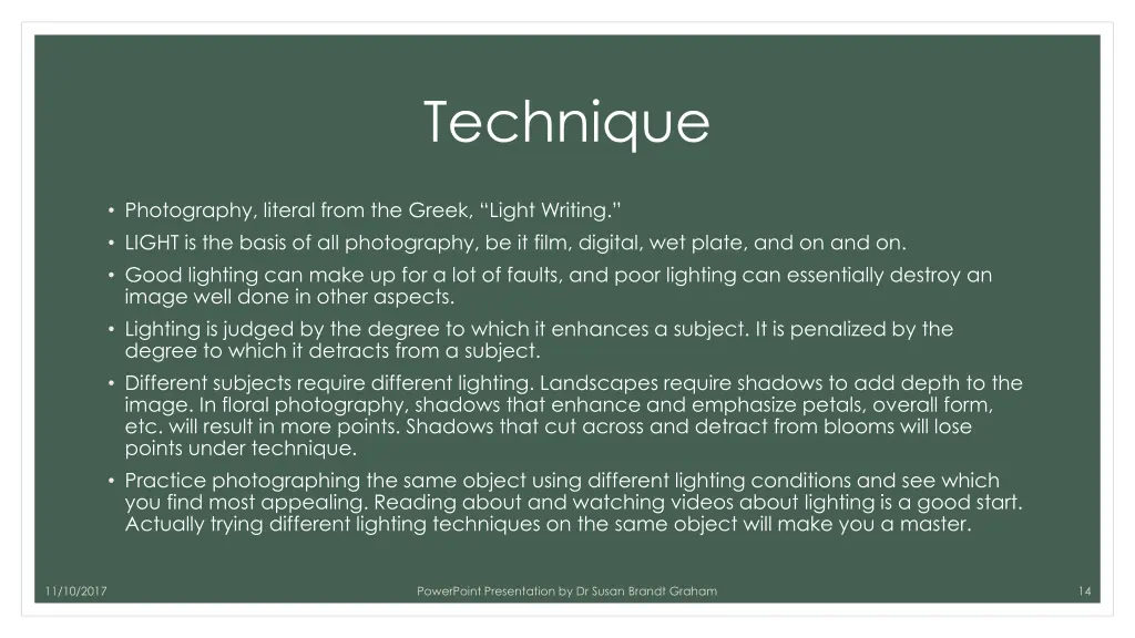 technique