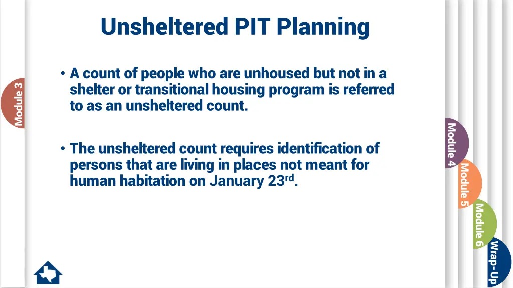 unsheltered pit planning