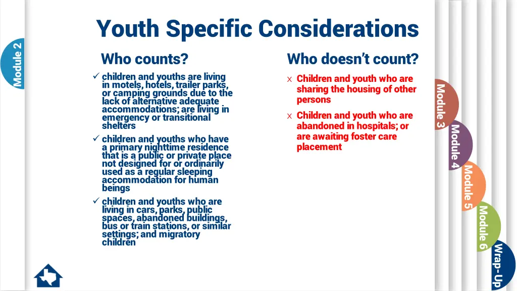 youth specific considerations who counts children