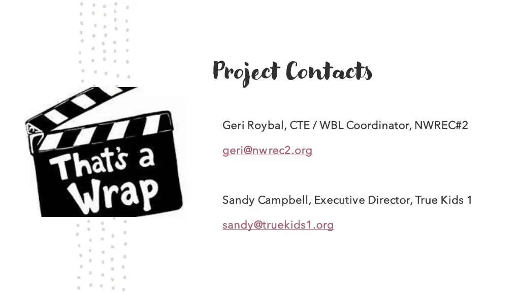 project contacts