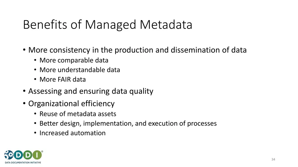 benefits of managed metadata
