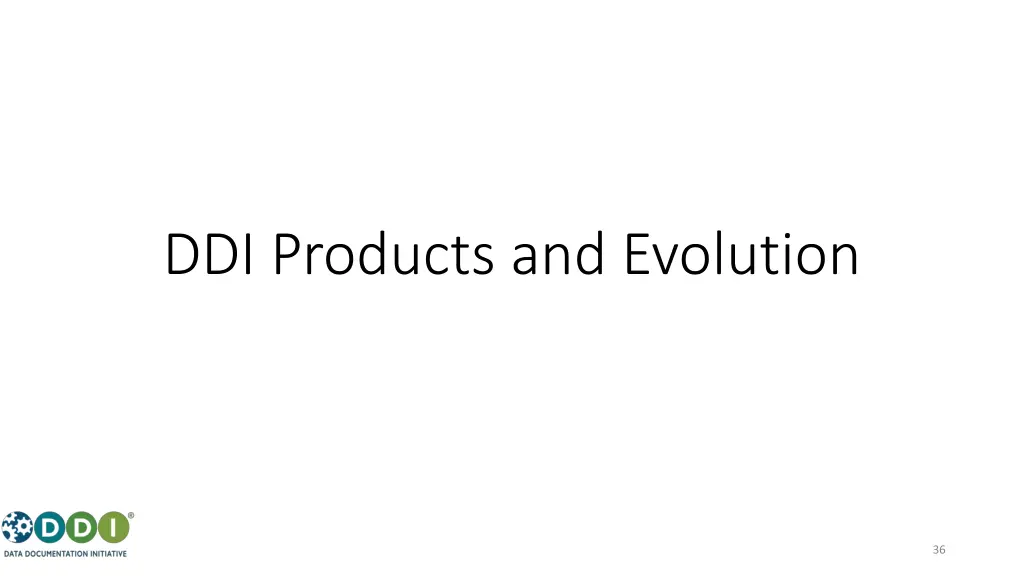 ddi products and evolution