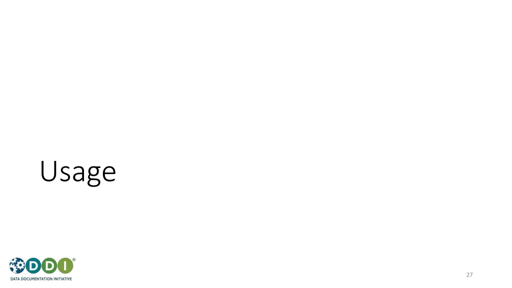 usage