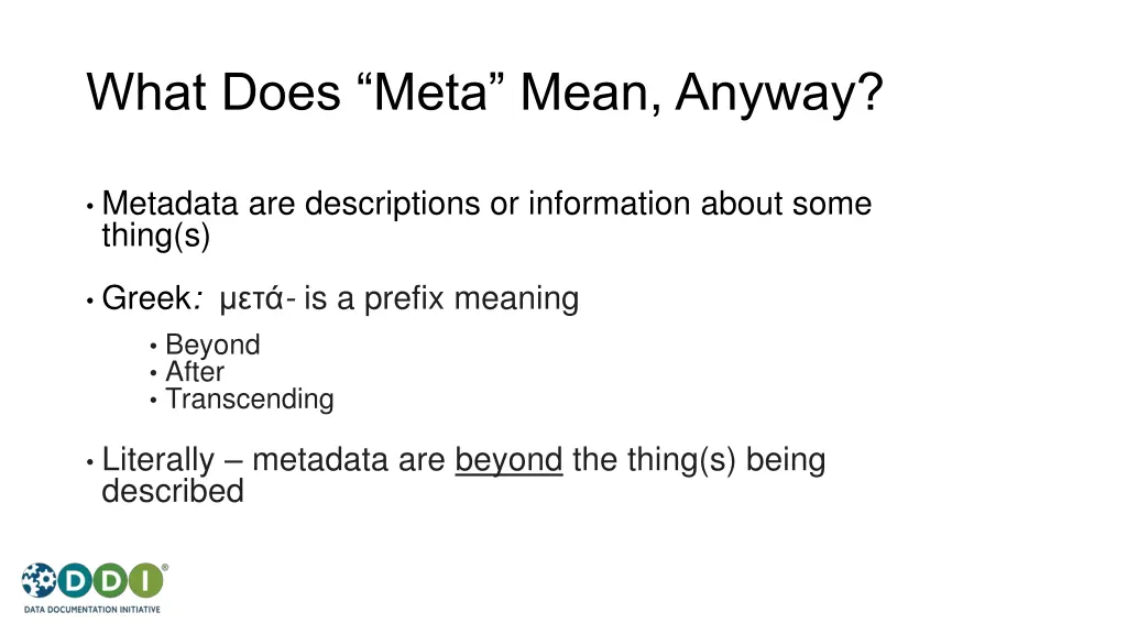 what does meta mean anyway