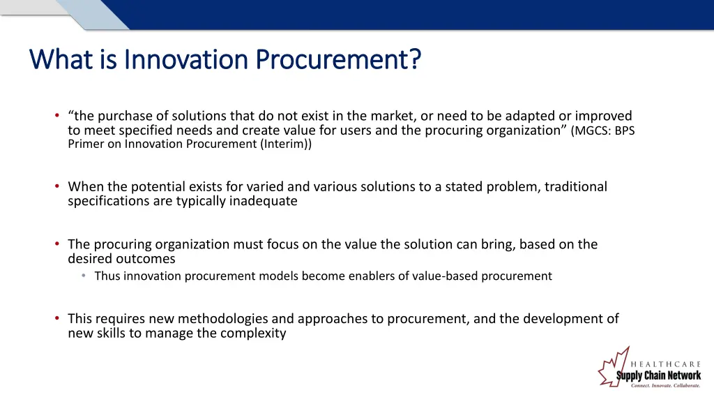what is innovation procurement what is innovation