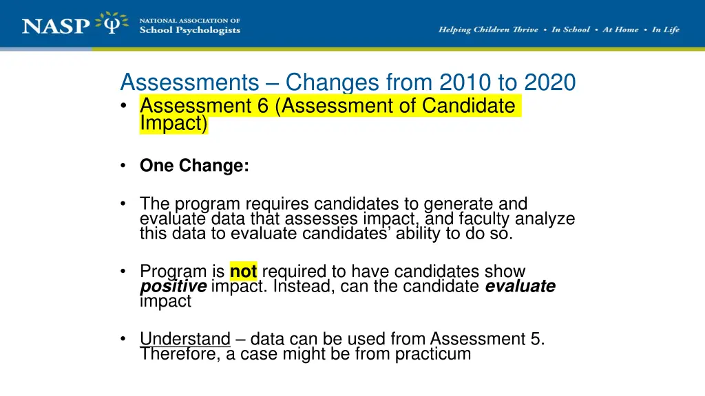 assessments changes from 2010 to 2020 assessment