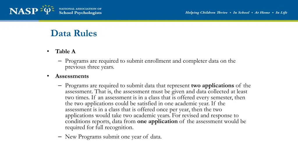 data rules